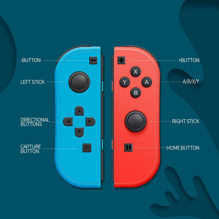 Joy-Con (B)/(R) Neon Blue/Red For Nintendo Switch