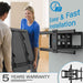 PERLESMITH TV Wall Mount Full Motion 37-70" Swivel 8" to 16" Wood Studs-TV Mounts-PERLESMITH-brands-world.ca