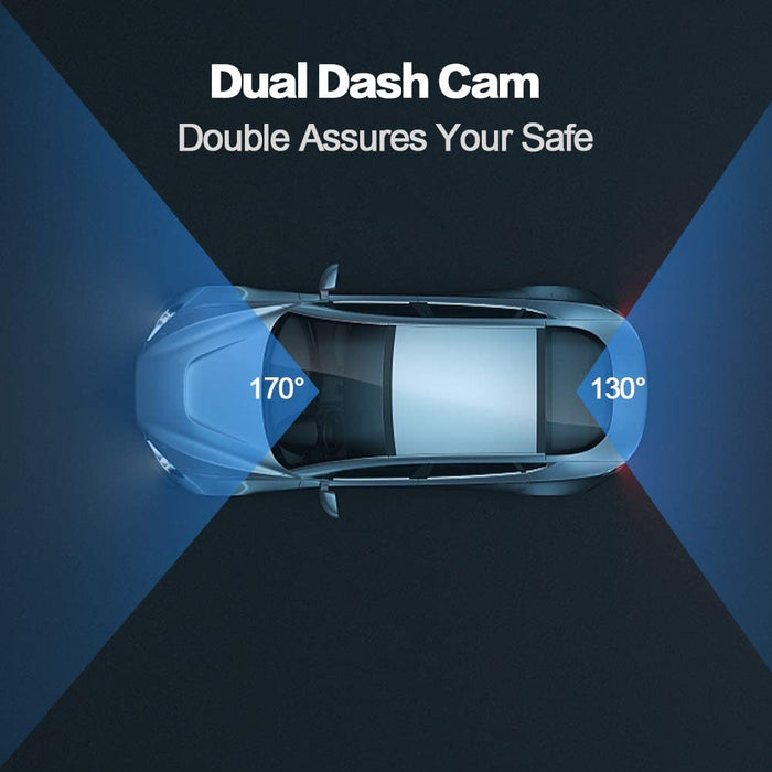 [2020 New Version] Apexcam Dash Cam 4" IPS 1080P FHD Driving Recorder...-Backup Cameras-Apexcam-brands-world.ca