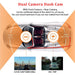 【2021 New Version】CHORTAU Dual Dash Cam Full HD 1080P 170° Camera 4.0...-Backup Cameras-CHORTAU-brands-world.ca