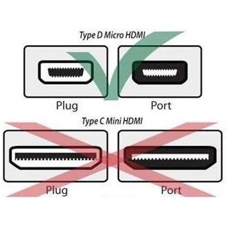 [2Pack] HDMI to Micro HDMI Cable 5ft/1.5M-Video Display Adapters-V-MAX-brands-world.ca