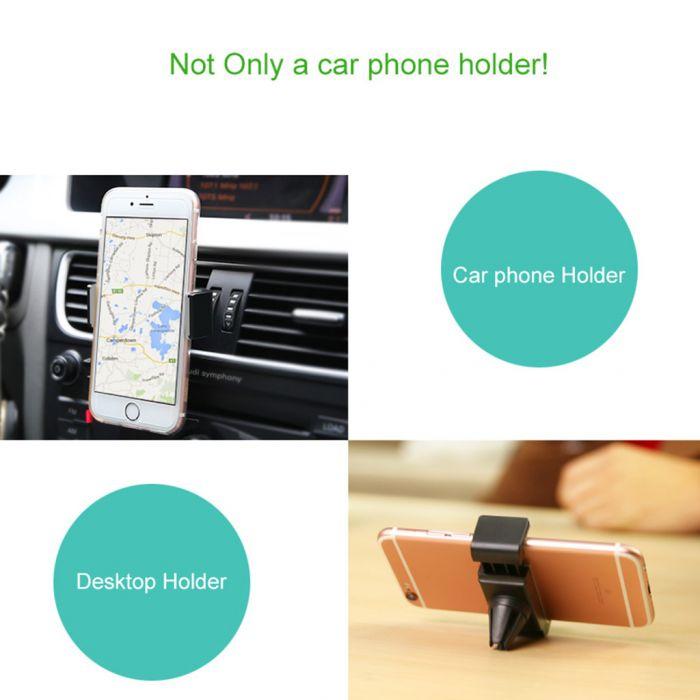 [2Pack] UGREEN Car Phone Holder Stand 360 Rotation Air Vent Mount-Cell Phone Car Mounts-UGREEN-brands-world.ca