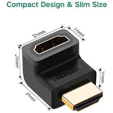 [2Pack]HDMI Male to Female Adapter-Up PVC data transfer UGREEN-Adapters-UGREEN-brands-world.ca