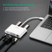 [2Pack]UGREEN USB C to VGA Ethernet Adapter with USB 3.0 USB 2.0 Hub, Type C for Power Delivery LAN Adapter for 12-inch Macbook-External Video Display Adapters-UGREEN-brands-world.ca