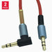 3.5mm Male to Male Extension Aux Audio Coiled Spiral Cable 1.5M-Audio Cables-V-MAX-brands-world.ca