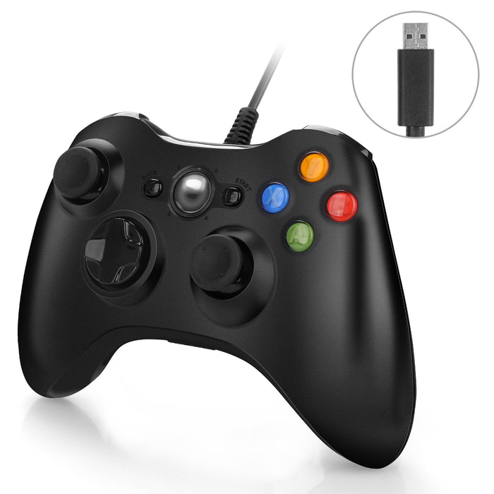Wired Handle Gamepad 2.4G Joystick  for XBox 360 Black