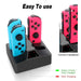 4 in 1 Charging Dock with Type C Cable for Nintendo Switch Joy-Cons Controller-Nintendo Switch Power Cords & Charging Stations-SAMA-brands-world.ca