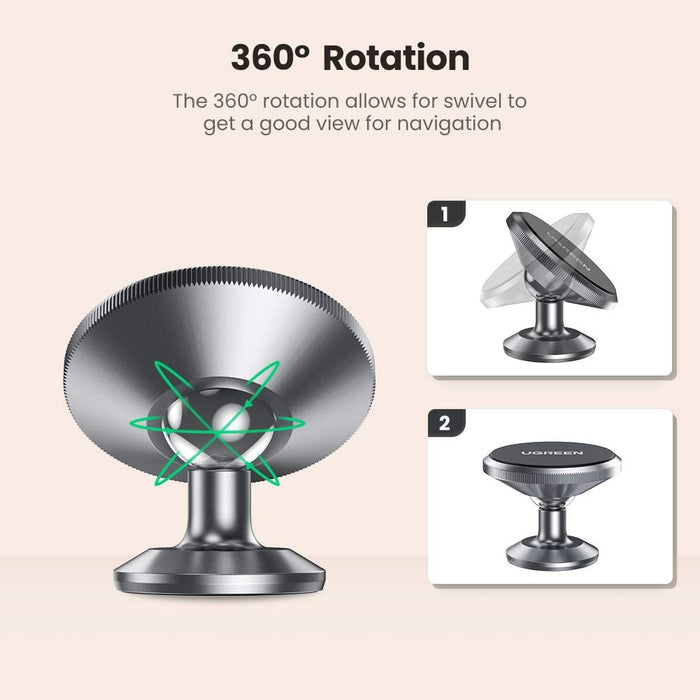 Magnetic Mobile Phone Car Rotatable Dashboard Mobile Phone Holder Stickiness... UGREEN-brands-world.ca