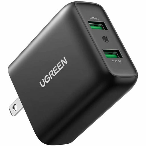 fast charging 3.0 36W double wall charger QC USB fast... UGREEN-brands-world.ca