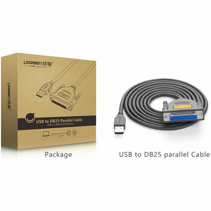 USB to DB25 Parallel Printer Cable Adapter Male and Female Connector... UGREEN-brands-world.ca