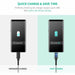 Micro USB Cable Nylon Braided Fast Quick Charger to 10 feet, black UGREEN-brands-world.ca