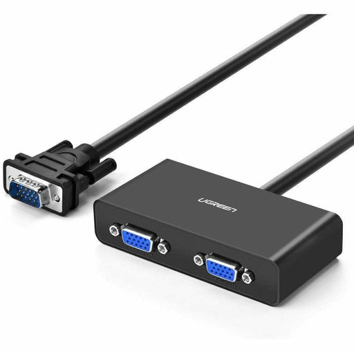 VGA Splitter Cable,2 Black Monitor Y Adapter Male to UGREEN-brands-world.ca