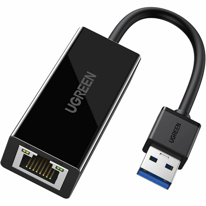 USB Ethernet adapter, 3.0 to Gigabit RJ 45 LAN black UGREEN-brands-world.ca