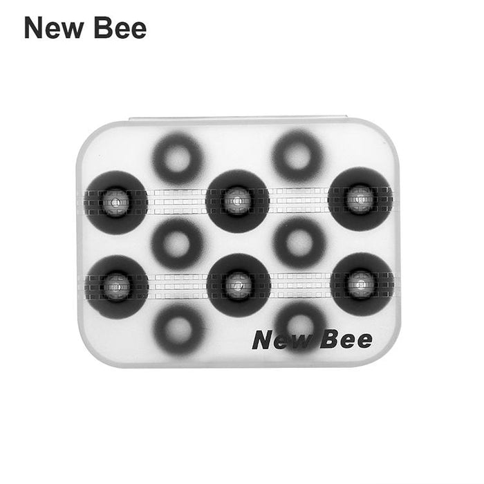 [6 Pairs] Earphone Tips New Bee 12pcs Premium Replacement Earbud Tips Blocking Out Ambient Noise-Headphone Accessories-SAMA-brands-world.ca