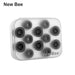 [6 Pairs] Earphone Tips New Bee 12pcs Premium Replacement Earbud Tips Blocking Out Ambient Noise-Headphone Accessories-SAMA-brands-world.ca