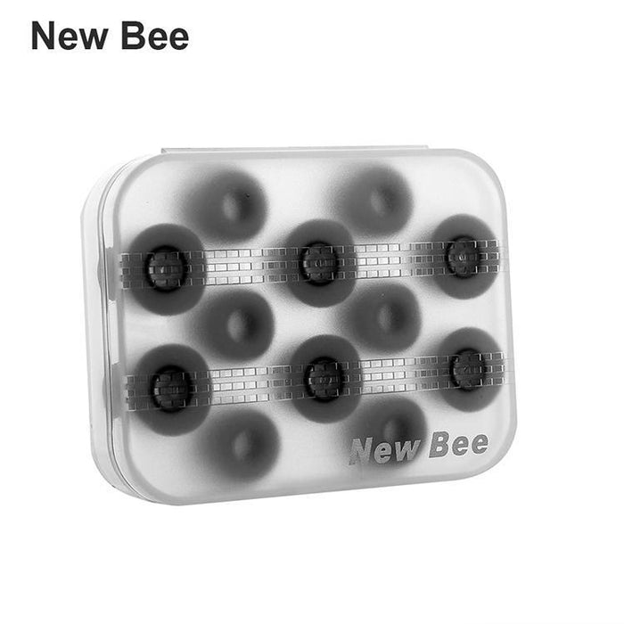 [6 Pairs] Earphone Tips New Bee 12pcs Premium Replacement Earbud Tips Blocking Out Ambient Noise-Headphone Accessories-SAMA-brands-world.ca