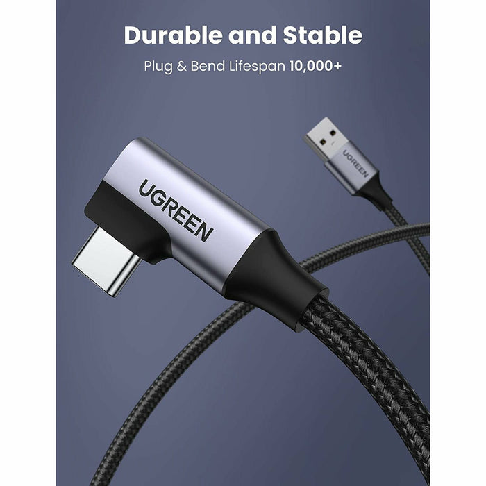 USB C cable 90 degree 3.0 to C fast charging right... UGREEN-brands-world.ca