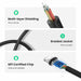 Lightning to 3.5mm gray headset adapter for iPhone MFi certified UGREEN-brands-world.ca
