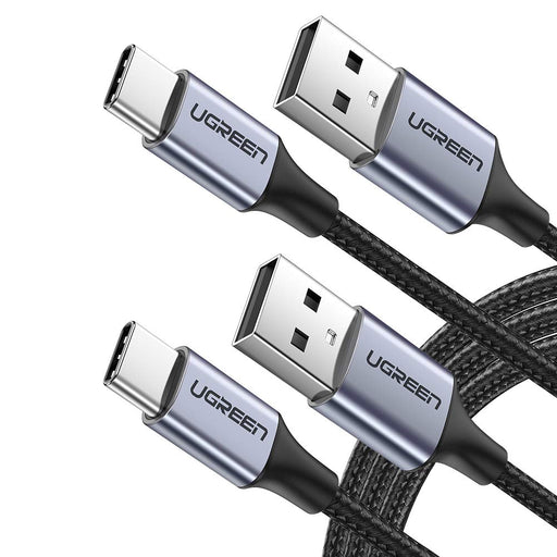 USB C cable 2-pack nylon braided type C fast charger 6 feet UGREEN-brands-world.ca