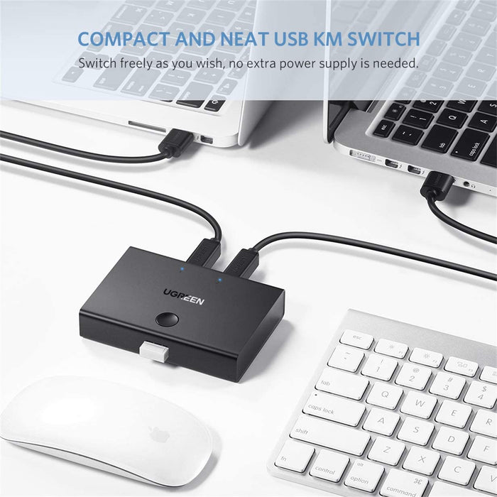 USB 2.0 shared switch 2-port peripheral switch adapter box... UGREEN-brands-world.ca