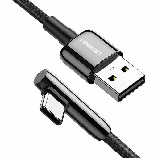 USB C cable 90 degree right angle, type A to C fast charging 1.5 feet UGREEN-brands-world.ca