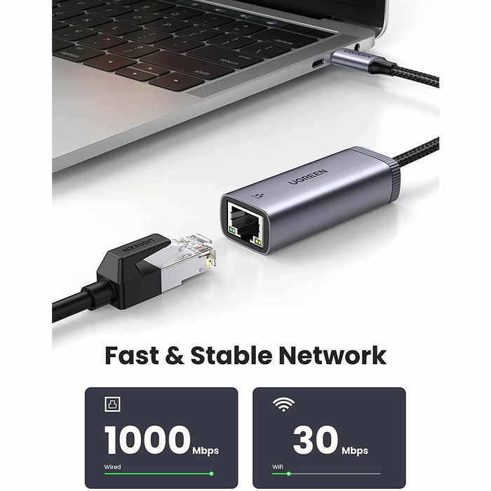 USB C to Ethernet Adapter Type C Thunderbolt 3 RJ45 Gigabit LAN... UGREEN-brands-world.ca
