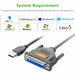 USB to DB25 Parallel Printer Cable Adapter Male and Female Connector... UGREEN-brands-world.ca