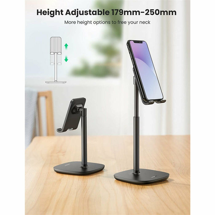 Black Mobile Phone Stand with Adjustable Height and Angle Desktop Stand UGREEN-brands-world.ca