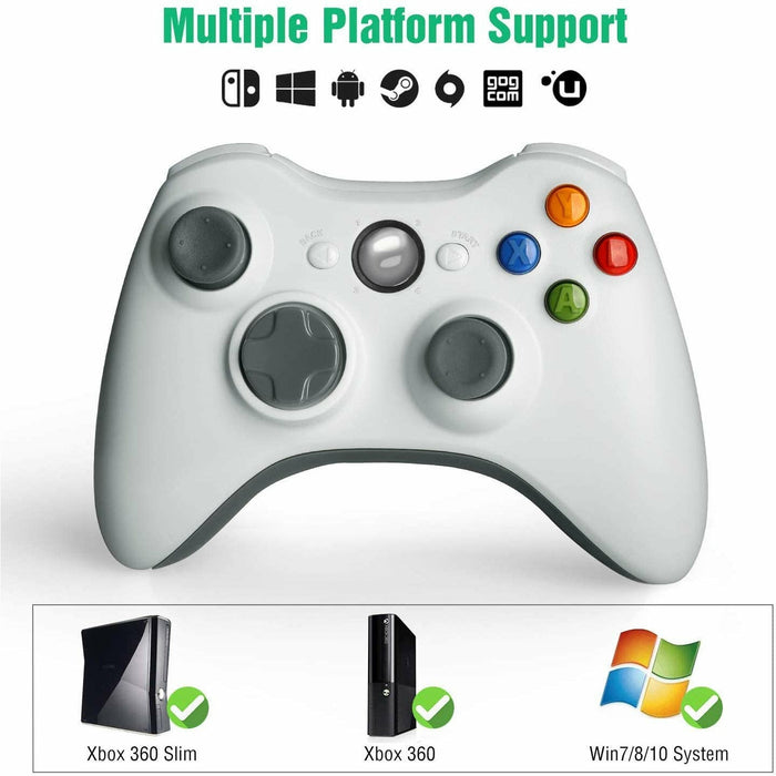 Wireless Controller for Xbox 360, 2.4GHZ Gamepad Joystick Remote...-brands-world.ca