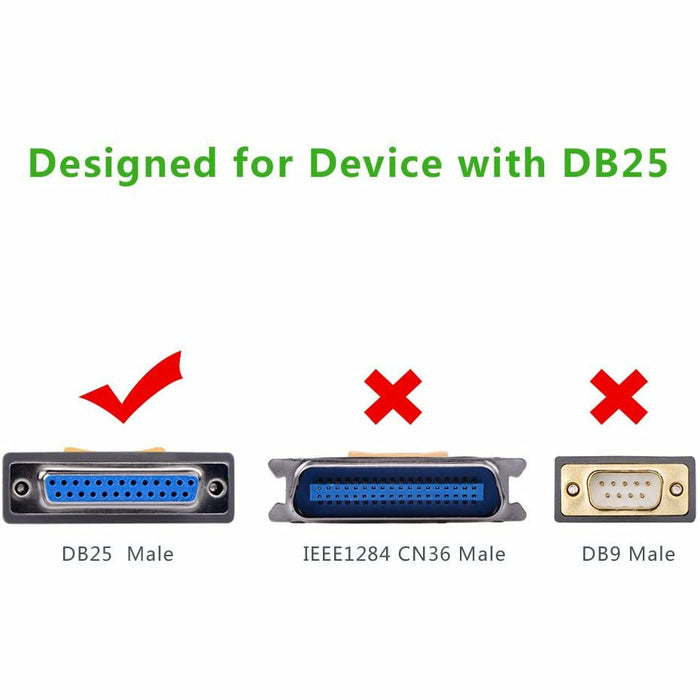 USB to DB25 Parallel Printer Cable Adapter Male and Female Connector... UGREEN-brands-world.ca