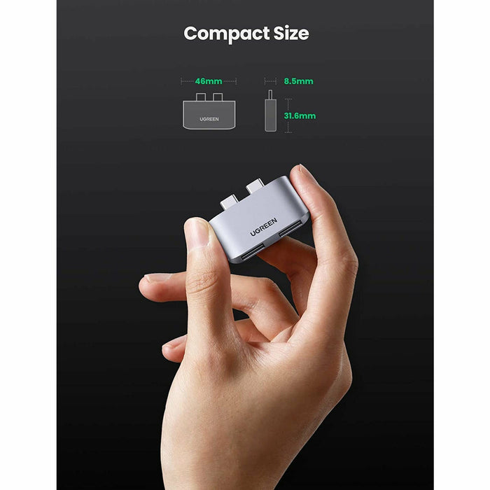USB C hub for MacBook Type C to dual 3.1 Gen2 ports with 10Gbps... UGREEN-brands-world.ca