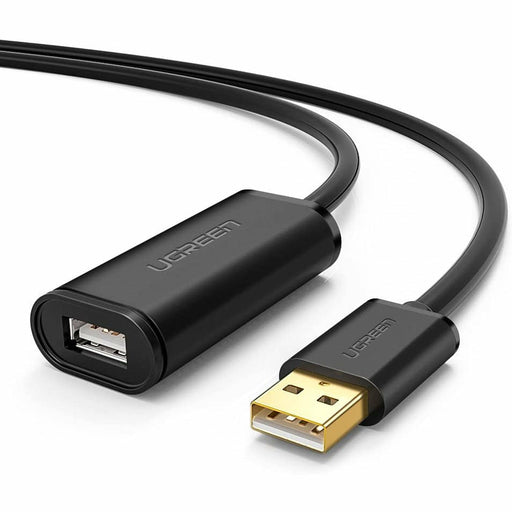 USB 2.0 extension cable active type A male to 16 feet/5 meters, black UGREEN-brands-world.ca