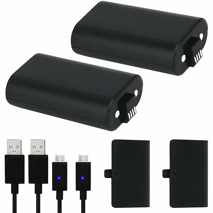 Xbox One Battery Pack, 2PCS x 1200 mAh Elite Rechargeable Battery...-brands-world.ca