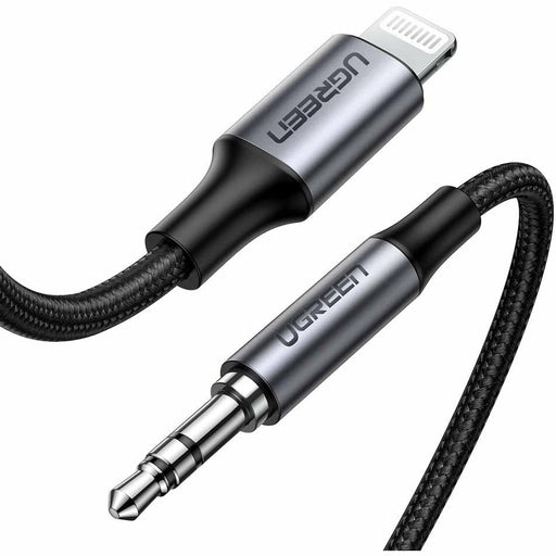 Audio Cable Lightning to 3.5mm Aux Apple MFi Certified Nylon 3FT UGREEN-brands-world.ca