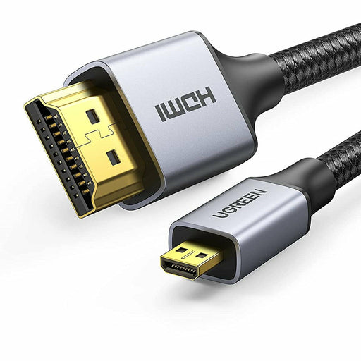 Micro HDMI to cable supports Ethernet 3D 4K and audio return,... UGREEN-brands-world.ca