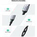USB C cable 2-pack nylon braided type C fast charger 6 feet UGREEN-brands-world.ca