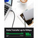 USB C cable 90 degree 3.0 to C fast charging right... UGREEN-brands-world.ca