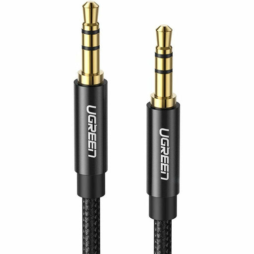 3.5mm audio cable braided auxiliary AUX cable compatible 3 feet/1 meter, black UGREEN-brands-world.ca