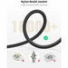 3.5mm audio cable braided auxiliary AUX cable compatible 3 feet/1 meter, black UGREEN-brands-world.ca