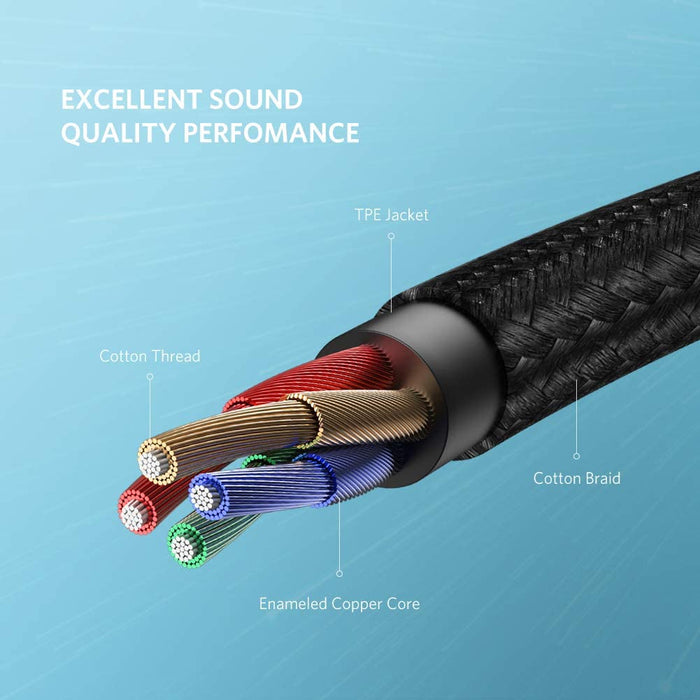 headphone adapter audio microphone Y splitter 3.5mm male to 2 female braid... UGREEN-brands-world.ca