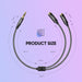 headphone splitter nylon braided 3.5mm audio Y headphone... UGREEN-brands-world.ca