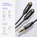 headphone splitter nylon braided 3.5mm audio Y headphone... UGREEN-brands-world.ca