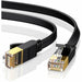 Cat 7 Ethernet Cable Cat7 High Speed Flat Gigabit RJ45 LAN Black UGREEN-brands-world.ca