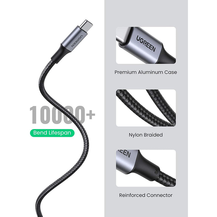 USB C to C cable 100W Type C power transmission fast charging cable 6 feet UGREEN-brands-world.ca