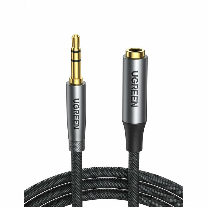 3.5mm male to female extension cable 3FT gray UGREEN-brands-world.ca
