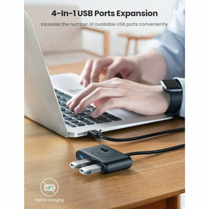 4-port USB 3.0 hub with 3 feet cable to data super speed... UGREEN-brands-world.ca
