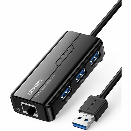 USB 3.0 hub 3 ports, with Gigabit Ethernet network adapter, to RJ45... UGREEN-brands-world.ca