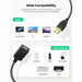 USB 2.0 extension cable active type A male to 16 feet/5 meters, black UGREEN-brands-world.ca