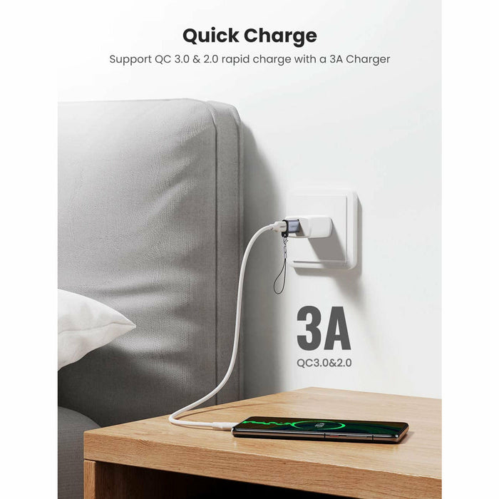 USB C Adapter 3.0 A male to C-type female converter connector... UGREEN-brands-world.ca