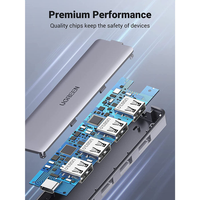 USB C hub 4 in 1 3.0 adapter Thunderbolt 3 multi-port C to... UGREEN